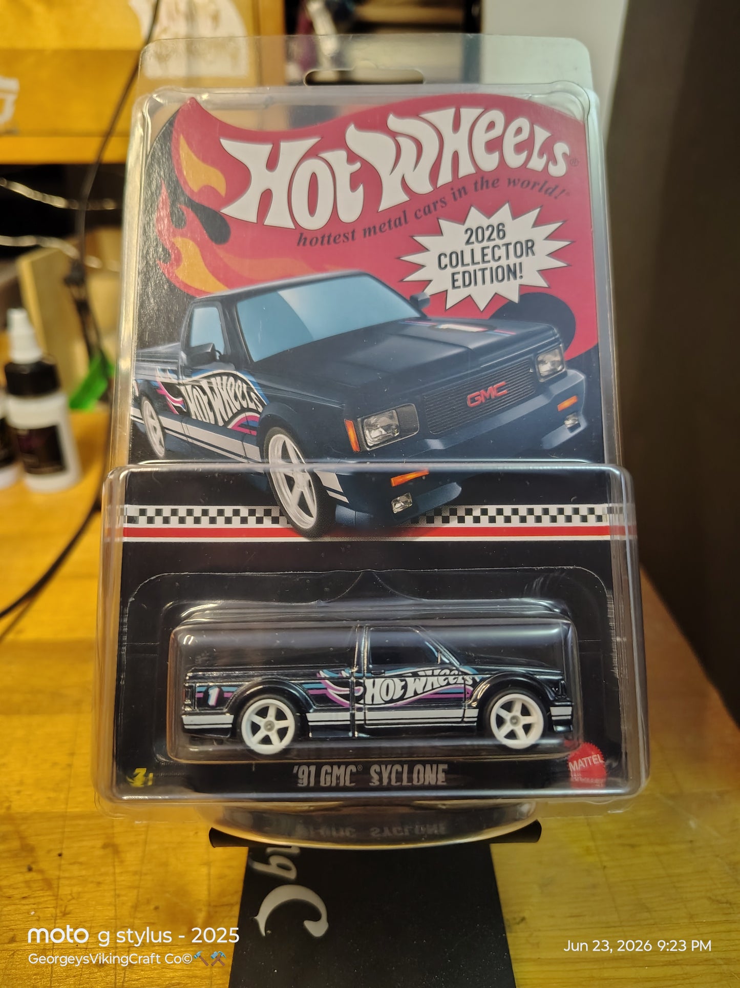 Hot Wheels exclusive mail in GMC Syclone