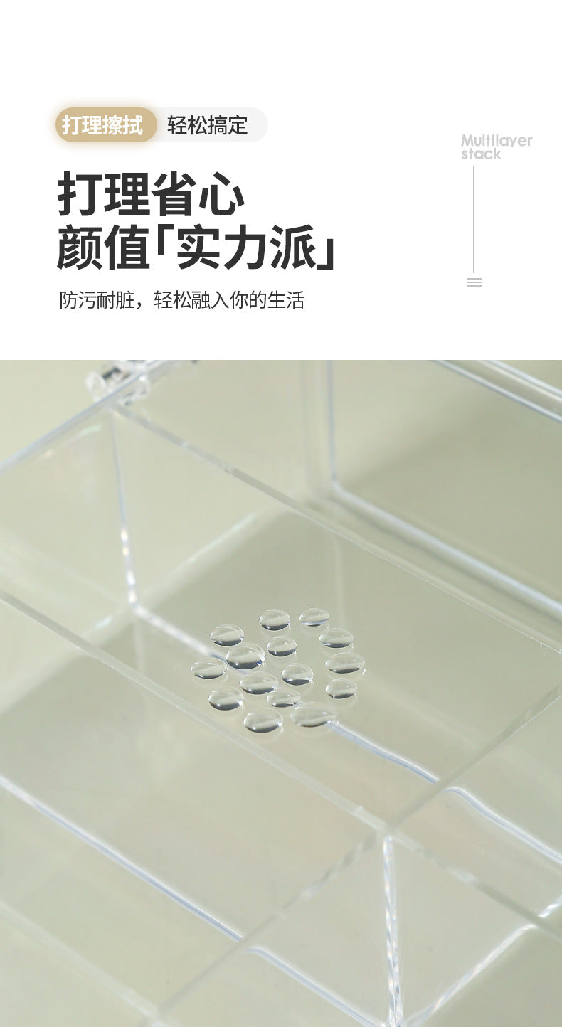 Factory Direct Sales Hot Wheels Toy Parking Space Display Rack Display Cabinet Compartment Transparent Box Car Model Storage Box
