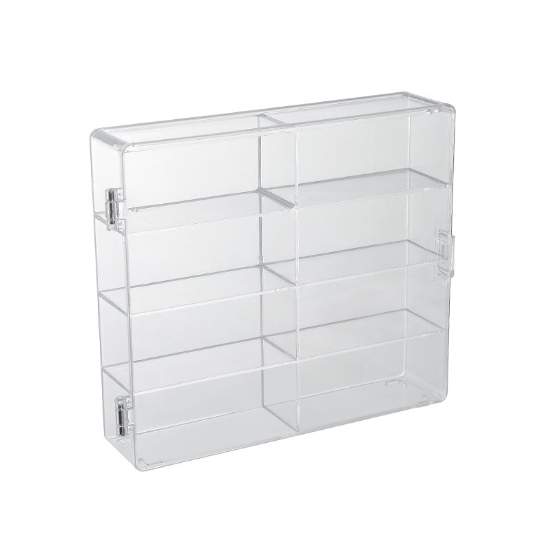 Factory Direct Sales Hot Wheels Toy Parking Space Display Rack Display Cabinet Compartment Transparent Box Car Model Storage Box
