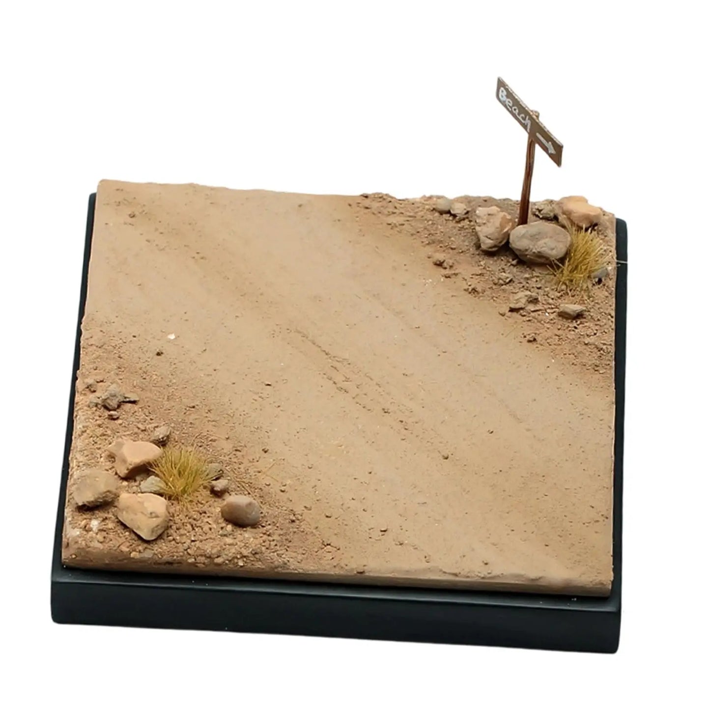 1/64 Scale Display Base Diorama Base Miniature Scene Base Diecast Solid Sturdy Realistic Car Model Displays Collection Desk