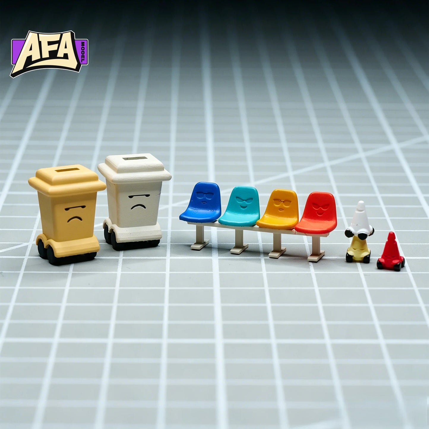 Resin Diorama 1:64 Scale model kit diorama Miniature prop Kit Model Props Creative Photography Display Collection Decoration