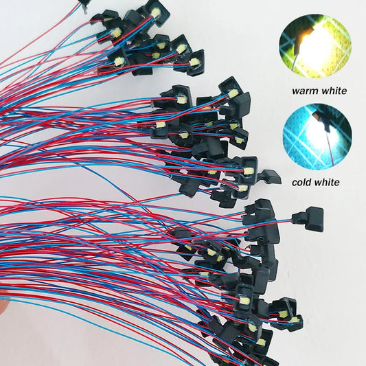 Diorama Kit Model Lamp 3v Led Light for Making Diy Miniature Sand Table Scene Lighting Layout Aceessory 10pcs/lot