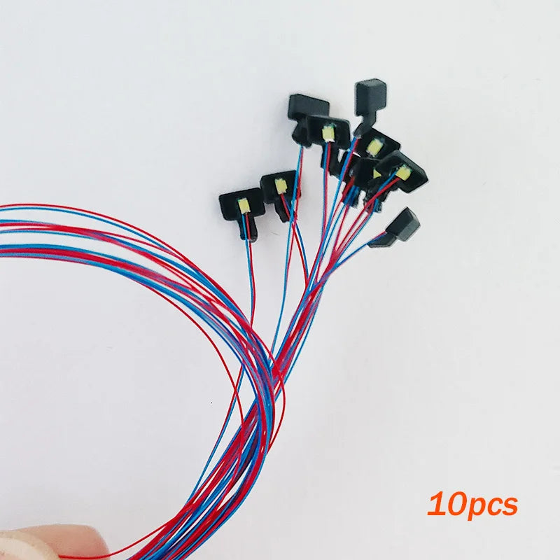 Diorama Kit Model Lamp 3v Led Light for Making Diy Miniature Sand Table Scene Lighting Layout Aceessory 10pcs/lot