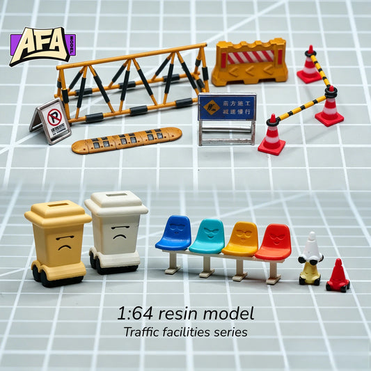 Resin Diorama 1:64 Scale model kit diorama Miniature prop Kit Model Props Creative Photography Display Collection Decoration